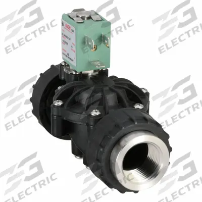 ASCO Solenoid Valve: 2-Way, Normally Open, 3/4 in Pipe Size, 24V DC, High Pressure and Temp - 2-Way/2-Position, Normally Open Solenoid Valves