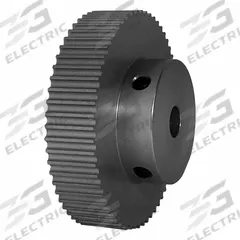 DAYTON Timing Pulley: Modified Curvilinear, Fixed, For GT Timing Belt Section, For 9 mm Belt Wd (MPN 60-3P09M6A8). Key specifications — Brand: DAYTON; Finish: Clear Anodized; For Belt Series: Powerhouse®.
