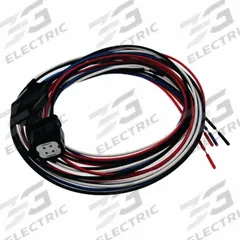 SPEED WIRING PRODUCTS Connector: Molex, MX150L, 4 Poles, 48 in Wire Lead Lg, 7 A, 50V DC (MPN WA-04-4848). Key specifications — Wire Type: SXL Thick-Wall Cross-Linked Automotive Wire (SAE-J1128); Brand: SPEED WIRING PRODUCTS; Number of Poles: 4; Voltage Rating: 50V DC; Wire Jacket Material: Cross-Linked Polyethylene; Current Rating: 7 A; Wire Color: White; Kit Contents - Description: (1) Plug with Male Contacts.