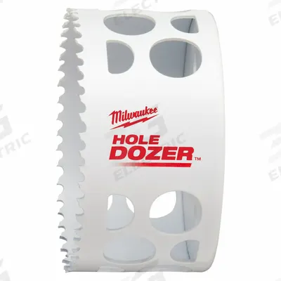 MILWAUKEE Hole Saw: 3 1/2 in Saw Dia., 3.5 Teeth per Inch, 1 5/8 in Max. Cutting Dp - Multi-Material-Cutting Hole Saws without Arbor