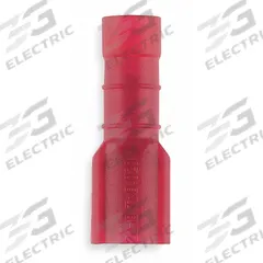STA-KON Wire Disconnect: Female Socket, Red, Nylon, Full Coverage, 22 AWG – 18 AWG Wire Size (MPN 18RAD-18377). Key specifications — Brand: STA-KON; Manufacturer Part Number: 18RAD-18377.