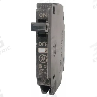 GE Miniature Circuit Breaker: THQP, 45 A, 120/240V AC, Single Phase, 10kA at 120/240V AC - THQP, THQL & THHQL Series, Plug-In GE Miniature Circuit Breakers