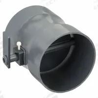 Butterfly Damper: PVC, For 6 in Duct Dia, 8 1/4 in Overall Lg, 6 5/8 in Inlet Dia (MPN PVCBD06). Key specifications — Brand: PLASTIC SUPPLY.