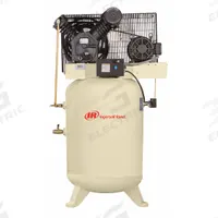 INGERSOLL RAND Electric Air Compressor: 10 hp, 2 Stage, Vertical, 120 gal, 35 cfm, 175 psi, 200V AC (MPN 2545K10-V-200/3). Key specifications — attr48430: INGERSOLL RAND; attr48445: 60 Hz; attr48448: Pressure Safety Valve; attr48450: 200V AC; attr48474: Three; attr48487: Vertical.
