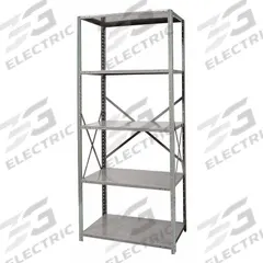 HALLOWELL Metal Shelving: Standalone, Medium-Duty, 36 in x 24 in, 84 in Overall Ht, 5 Shelves (MPN F4510-24HG). Key specifications — Frame Material: Steel; Shelving Material: Steel; Assembled: Unassembled; Color: Gray; Brand: HALLOWELL.