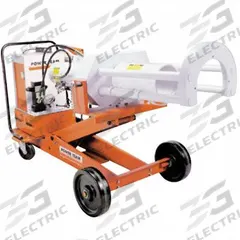 POSI LOCK Rail Bearing Puller: 100 ton Capacity with Attachments, 100 ton Cylinder Nominal Capacity (MPN PR3100J-230). Key specifications — attr1281901: Double Acting; attr1281912: 230V AC; attr1281915: PR; attr98874: POSI LOCK; attr96739: Electric/Hydraulic Power Unit; attr1281911: Roller Bearing Puller; attr1177737: Electric Pump.