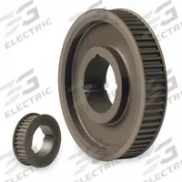 CONTINENTAL Sprocket: Curvilinear, Bushed, For HTD Timing Belt Section, For 20 mm Belt Wd, 30 Teeth (MPN P30-8M-20-QT). Key specifications — Brand: CONTINENTAL; Finish: Black Oxide; For Bushing Size: QT.