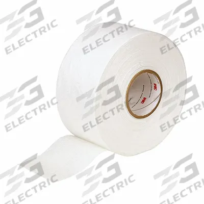 3M ABRASIVES Dirt Trap Protection Material: 300 ft Lg, 4 in Wd, White - Non-Woven Fiber Surface Protection Rolls