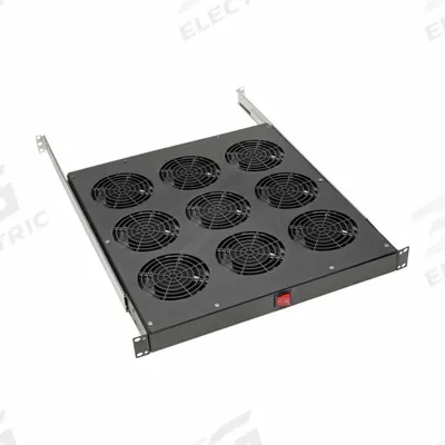 EATON TRIPP LITE Fan Tray: 1 U, SRFANTRAY9, 25 13/16 in Overall Dp - Fan Kits for Server Rack Enclosures