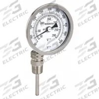 APPROVED VENDOR Dial Thermometer: 50°F to 550°F /10°C to 290°C, 2.5 in Stem Lg, 3 in Dial Dia (MPN 1NFZ5). Key specifications — Accuracy: ±1.5 % Below 150 °F; Brand: APPROVED VENDOR.