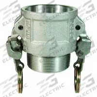 Cam and Groove Coupling: 1 in Coupling Size, 1 in Hose Fitting Size, 1 in -11-1/2 Thread Size, MNPT (MPN AB100EZ). Key specifications — Thread Size: 1 in -11-1/2; Fitting Type: MNPT; Gasket Material: Nitrile; Brand: DIXON VALVE & COUPLING.