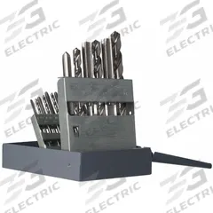 GREENFIELD THREADING Drill Bit and Tap Set: 18 Pc, 25/64" to 29/64" Drills (MPN 330001). Key specifications — attr1300596: Straight Flute.