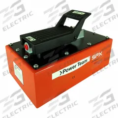 POWER TEAM Pnuematic Hydraulic Pump: 100 psi Max. Op Pressure, 1 gal Reservoir Capacity, Foot (MPN PA6M-1). Key specifications — attr995446: Foot.