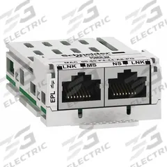 SCHNEIDER Communication Module: ATV32/ATV320/ATV340, VW3A3619. Key specifications — Manufacturer Part Number: VW3A3619; Brand: SCHNEIDER; Product Type: Ethernet Communication Card; Compatible Series: ATV340.