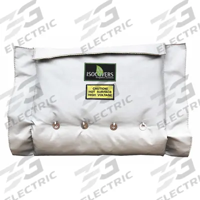 UNITHERM Insulated Pipe Jacket: For 19 in to 25 in Circumference, Fiberglass/Mineral Wool - Pipe Covers