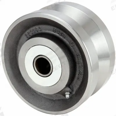 APPROVED VENDOR Track Wheel: 6 in Wheel Dia., 3 in Wheel Wd, 4,500 lb Load Capacity, Steel - V-Groove Track Wheels