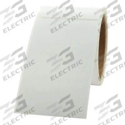 APPROVED VENDOR Printer Label: 3 in Label Wd, 5 in Label Ht, White, 3 in Core Dia. - Industrial Thermal Transfer Labels