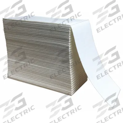 Grainger Barcode Printer Label: 4 in Label Wd - Fanfold Direct Thermal Labels