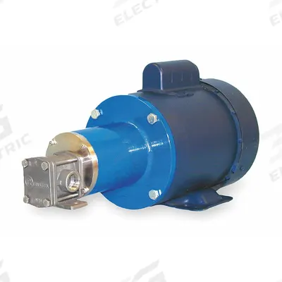OBERDORFER Rotary Gear Pump: 1/3 hp Horsepower, 115/230V AC, 316 Stainless Steel Body - Mag-Drive Rotary Gear Pumps