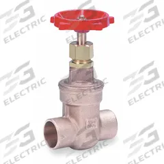 MILWAUKEE VALVE Gate Valve: 1 1/2 in, Bronze, Non-Rising, Sweat x Sweat, 200 psi Max. Pressure (CWP) (MPN 115 1-1/2). Key specifications — Wedge Material: Bronze; Brand: MILWAUKEE VALVE; Bonnet Material: Bronze.