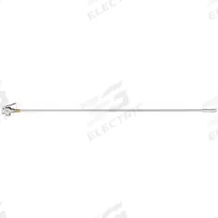 SPEEDAIRE Air Gun: Thumb-Lever Grip, Aluminum, 1/4 in Female NPT, 1 Nozzle(s), Straight, Focused (MPN 458J47). Key specifications — attr1328526: Aluminum; attr1328500: Safety Nozzle; attr1328508: SPEEDAIRE; attr1328515: No; attr1328533: Yes.
