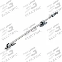 Overhead Door Holder: Overhead - Mounted, 1/4 in Wd, 2 in Overall Ht, Aluminum (MPN 704S-SP28). Key specifications — Brand: GLYNN-JOHNSON; Color: Gray.