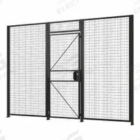 FOLDING GUARD Hinged Mesh Door: 94 in x 34 in, Pull, Cylinder (MPN C-HS034094-B-MR1). Key specifications — Includes Mounting Hardware: Yes; Brand: FOLDING GUARD; Finish: Powder-Coated; Handle Type: Pull; Lock Type: Cylinder.