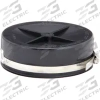 APPROVED VENDOR Round End Cap: PVC, PVC, 1 1/2 in Overall Lg, 1 Clamps Included (MPN DACAP-4). Key specifications — attr1286800: Above Ground; attr1281541: PVC; attr1253455: APPROVED VENDOR; attr1253479: Stainless Steel; attr1253488: PVC.