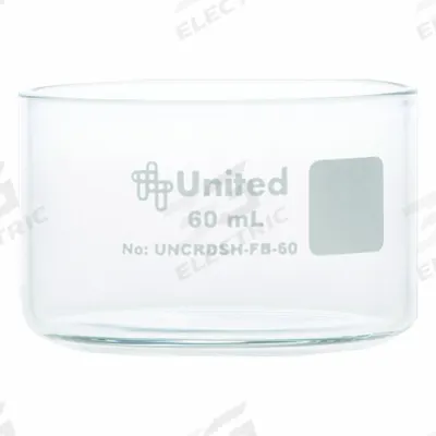 UNITED SCIENTIFIC SUPPLIES Crystallizing Dish: 60 mm Dia, 35 mm Overall Ht, No Surface Treatment, Borosilicate Glass - Crystallizing Dishes