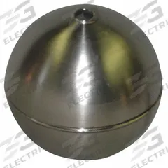NAUGATUCK Tubed Float Ball: Float Ball, 1/2 in, 1/2 in Thread Size, Through Tube, Cylindrical (MPN GRT45S421C). Key specifications — Brand: NAUGATUCK.