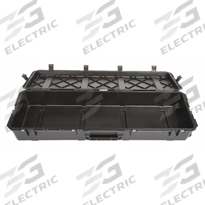 SKB Protective Case: 16 in x 56 in x 9 in, No Foam, Black, 2 Wheels - Standard Long Cases