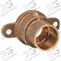 NIBCO Sweat Fitting Adapter: 3/4 in CTS x 3/4 in Pipe, Cup x FNPT, Drop Ear, Bronze (MPN 7035-3/4)