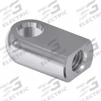 BANSBACH EASYLIFT Hinge Eye End Fitting: Aluminum, 8.2 mm Eyelet Dia (MPN 96119A). Key specifications — Brand: BANSBACH EASYLIFT; Rod Thread Size: M10; Material: Aluminum.