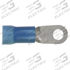 PANDUIT Ring Terminal: Blue, Vinyl Insulation, #10 Stud Size, 6 AWG to 6 AWG Wire Sizes, 600 V (MPN PV6-10R-T). Key specifications — attr1308027: PANDUIT; attr1356513: PV6; attr1356587: Funnel Entry.