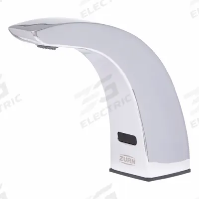 ZURN Kitchen and Bathroom Sensor Faucet: AquaSense, Brass, Chrome Finish, Single-Post - Single-Post Sensor Bathroom Faucets
