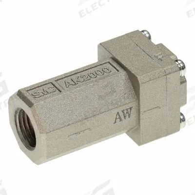SMC Pneumatic Check Valve: Bushing, 1/4 in Rc, 1/4 in Rc - Pneumatics