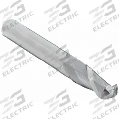 CLEVELAND Ball End Mill: Carbide, 2 Flute, 7/16" Mill Dia, 1" LOC, 2-1/2" OAL (MPN C60952)