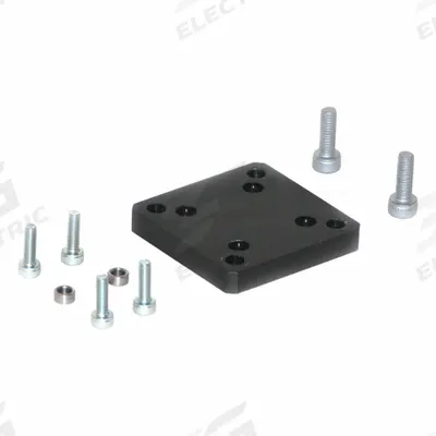 AFAG Connection Plate: Mfr Part # 50041054, M3 Mount Hole Size - Connecting Elements for Pneumatic Slides