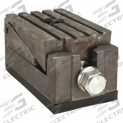 MASON Vibration Isolator Pad: Steel, Ribbed Pad Top, 6 5/8 in Lg, 3 1/2 in Wd - Vibration-Isolating Leveling Pads