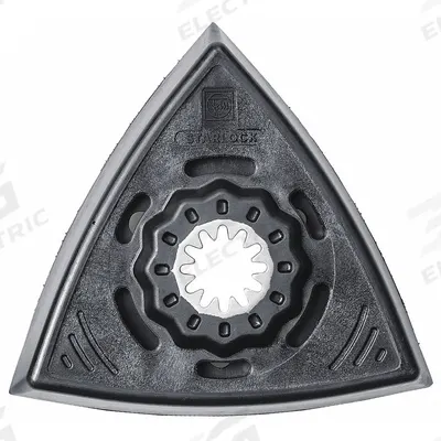 FEIN Oscillating Tool Backing Pad: 3 3/16 in Wd, Hook-and-Loop, Vacuum Pad, Starlock - Starlock Mounted Sanding Pads