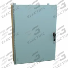 HAMMOND Enclosure: Steel, 48 in x 36 in x 12 in, NEMA 12/13/3R/4, Solid Cover, Hinged (MPN HW483612GYHK). Key specifications — Closure Method: Handle; Brand: HAMMOND; Knockouts: Not Included.