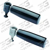 ELESA Hand Knob: SS, Phenolic Knob, M6 Thread, 72 mm Overall Lg (MPN 27611). Key specifications — Brand: ELESA; Color: Black.