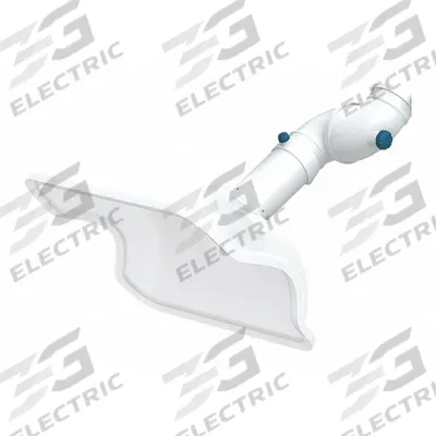 INSTOCK Combi Hood: 18 in Overall Lg, 15 in Overall Wd, PETG - Exhaust Snorkels & Arms