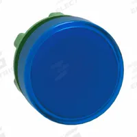 SCHNEIDER ELECTRIC Pilot Light Head: 22 mm Panel Mounting Hole Dia, Blue, Smooth, LED, XB5 Series (MPN ZB5AV063). Key specifications — Brand: SCHNEIDER; Compatible Lamp Module Type: Universal LED Module; Compatible with Series: XB5.