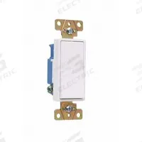PASS & SEYMOUR Wall Switch: Rocker Switch, Single Pole, Maintained, White, 120/277V AC, 15 A (MPN 2601W). Key specifications — Brand: PASS & SEYMOUR; Illuminated: No; Voltage Rating: 120/277V AC.