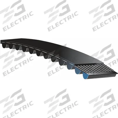 GATES Timing Belt: One Side, Curvilinear, PowerGrip HTD, 3 mm Pitch, 6 mm Top Wd - HTD Section Timing Belts