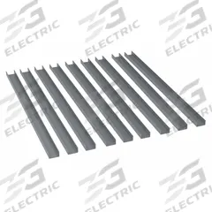 AKRO-MILS Utility Cart Bin Rail Kit: For 30930, For 5YM99, 400 lb Cap, Powder Coated, Gray, Steel (MPN 30900). Key specifications — Material: Steel; Color: Gray; Finish: Powder Coated; For Use With Mfr. Model Number: 30930; Manufacturer Part Number: 30900; Brand: AKRO-MILS; For Use With Grainger Item Number: 5YM99; Accessory Type: Bin Rail Kit.