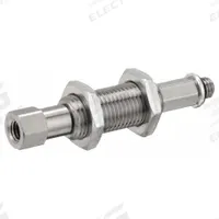 SMC Vacuum Buffer: ZP, Non-Rotating, M5x1.0 Male, M5x0.8 Female, 10 mm Stroke Lg, 51 mm Overall Lg (MPN ZPB2K10-B5). Key specifications — attr113913: ZPB2K10-B5; attr113924: A10; attr1049006: M5x1.0 Male; attr1049005: M5x0.8 Female.
