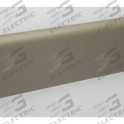 PAWLING Wall Guard: WG-6C, PVC, Tan, 6 in Overall Ht - PVC Crash Rails & Bumper Guards