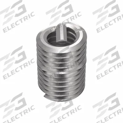 HELI-COIL Helical Insert: Tanged Tang Style, Free-Running, M4-0.70 Thread Size, Plain - Free-Running Tanged Helical Inserts